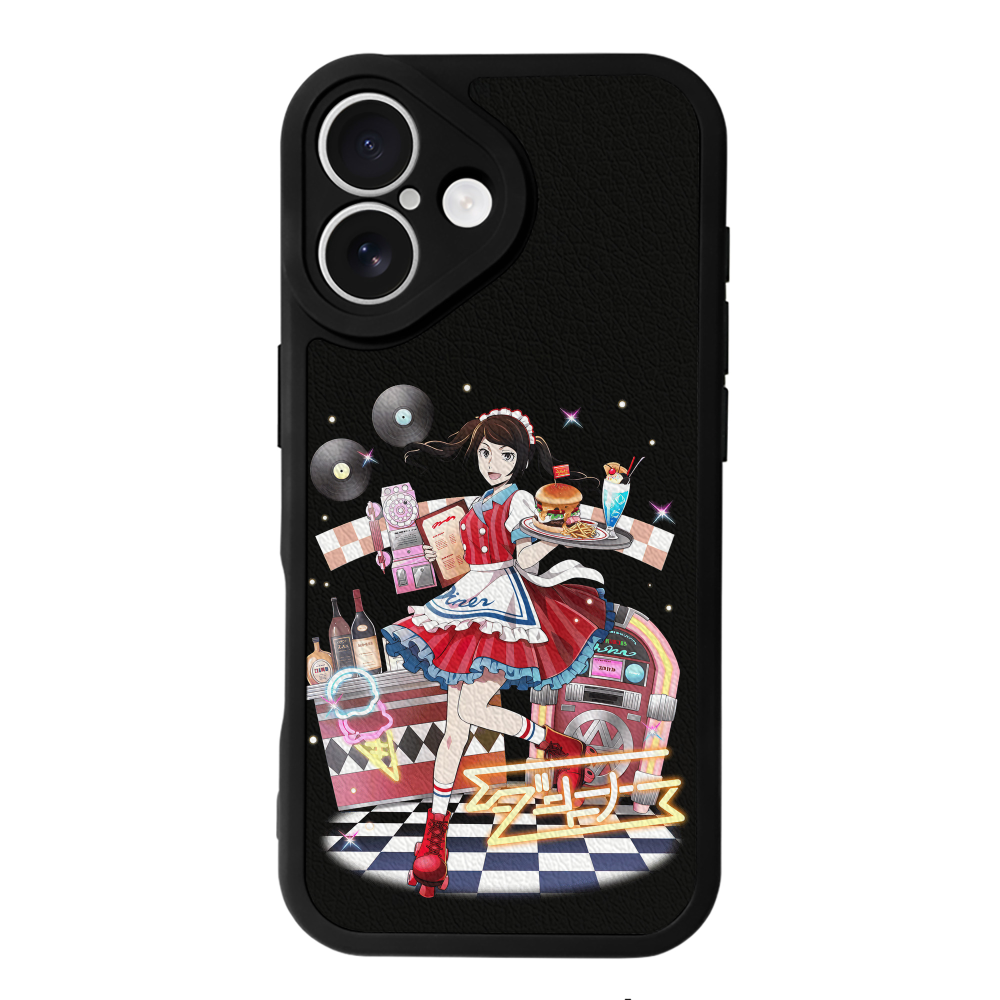 （画像用） 文豪ストレイドッグス Bungo Stray Dogs 【iPhone 16シリーズ対応】シリコンスマホケース（レザー調） 材質：シリコン